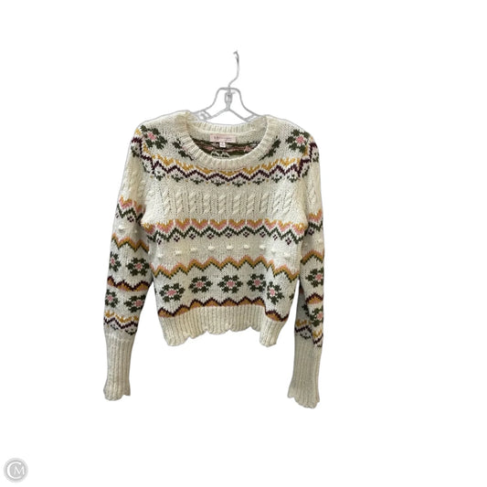 Sweater By Philosophy In Cream, Size: S