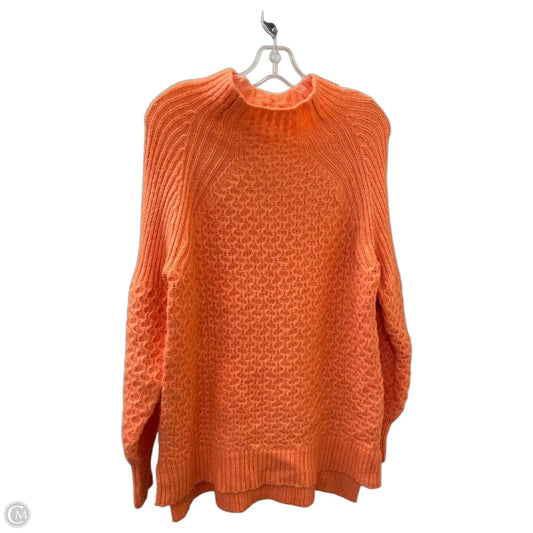 Sweater By Anthropologie In Coral, Size: S