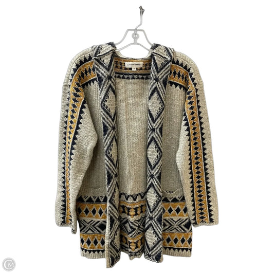 Sweater Cardigan By Lucky Brand In Multi-colored, Size: M