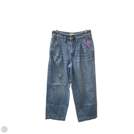 Jeans Wide Leg By Madewell In Blue Denim, Size: 4