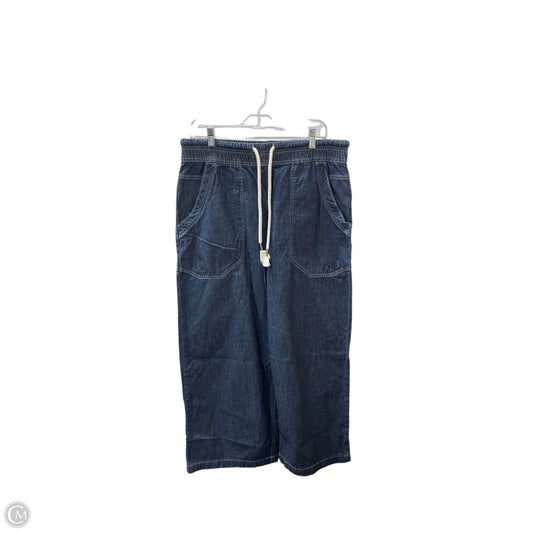 Jeans Wide Leg By We The Free In Blue Denim, Size: M
