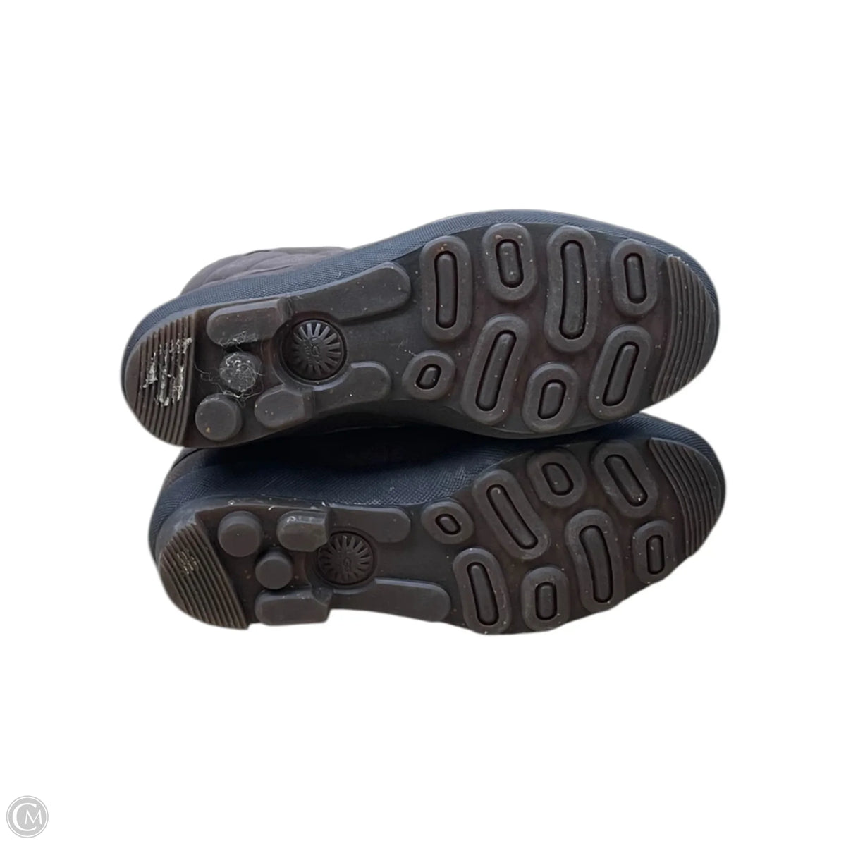 Boots Designer By Ugg In Brown, Size: 7