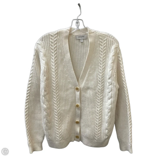 Sweater Cardigan By Banana Republic In Cream, Size: S