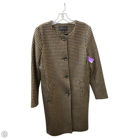 Coat Peacoat By Ann Taylor In Black & Brown, Size: M