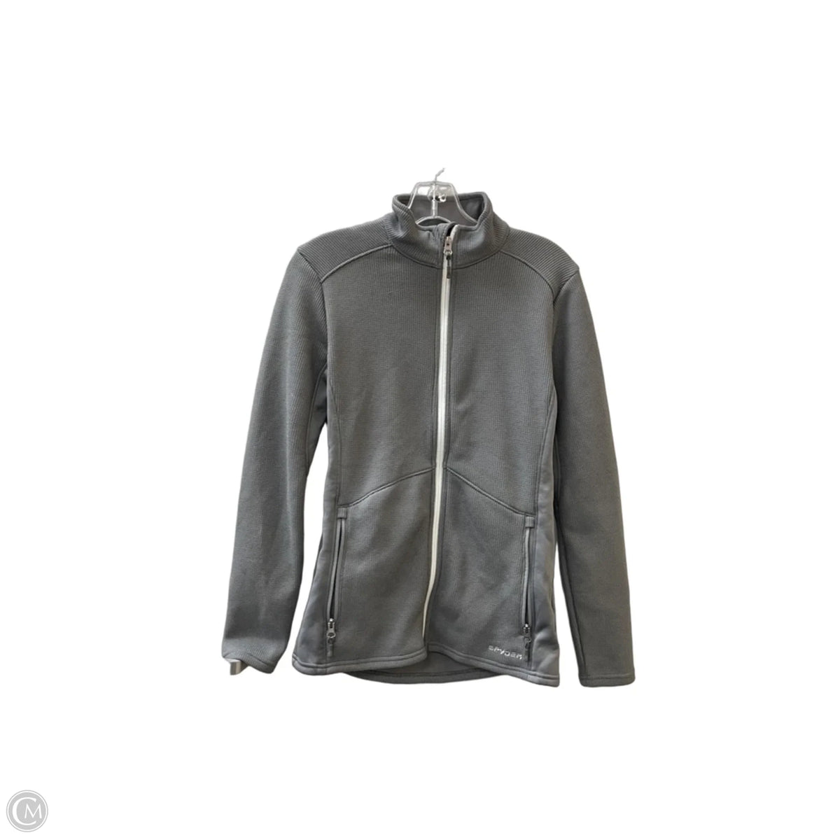 Athletic Jacket By Spyder In Grey, Size: M