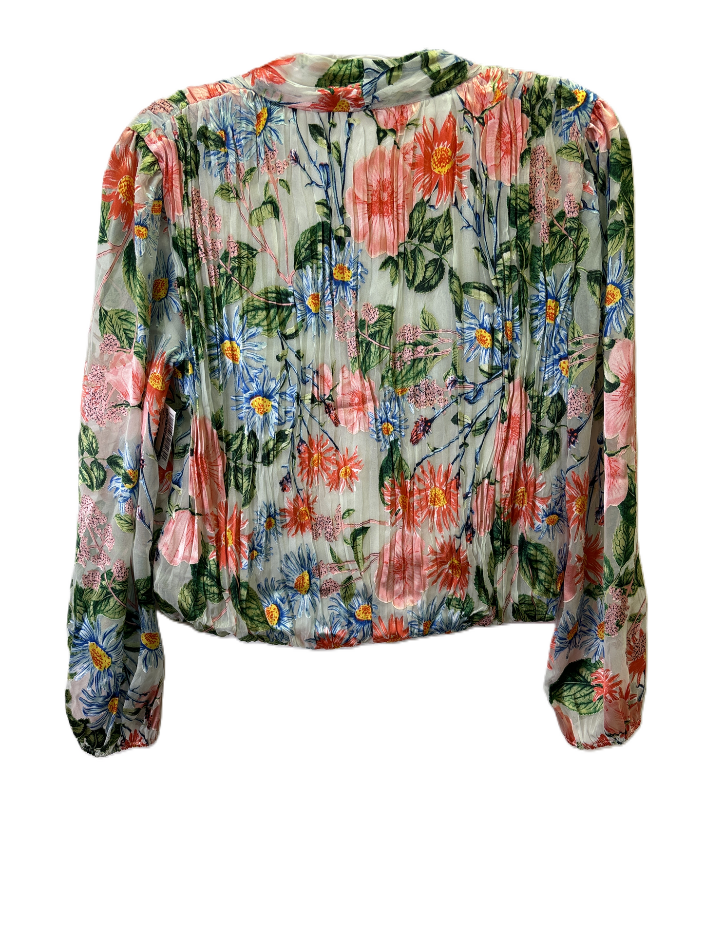 Top Long Sleeve By Alice + Olivia In Floral Print, Size: Xs