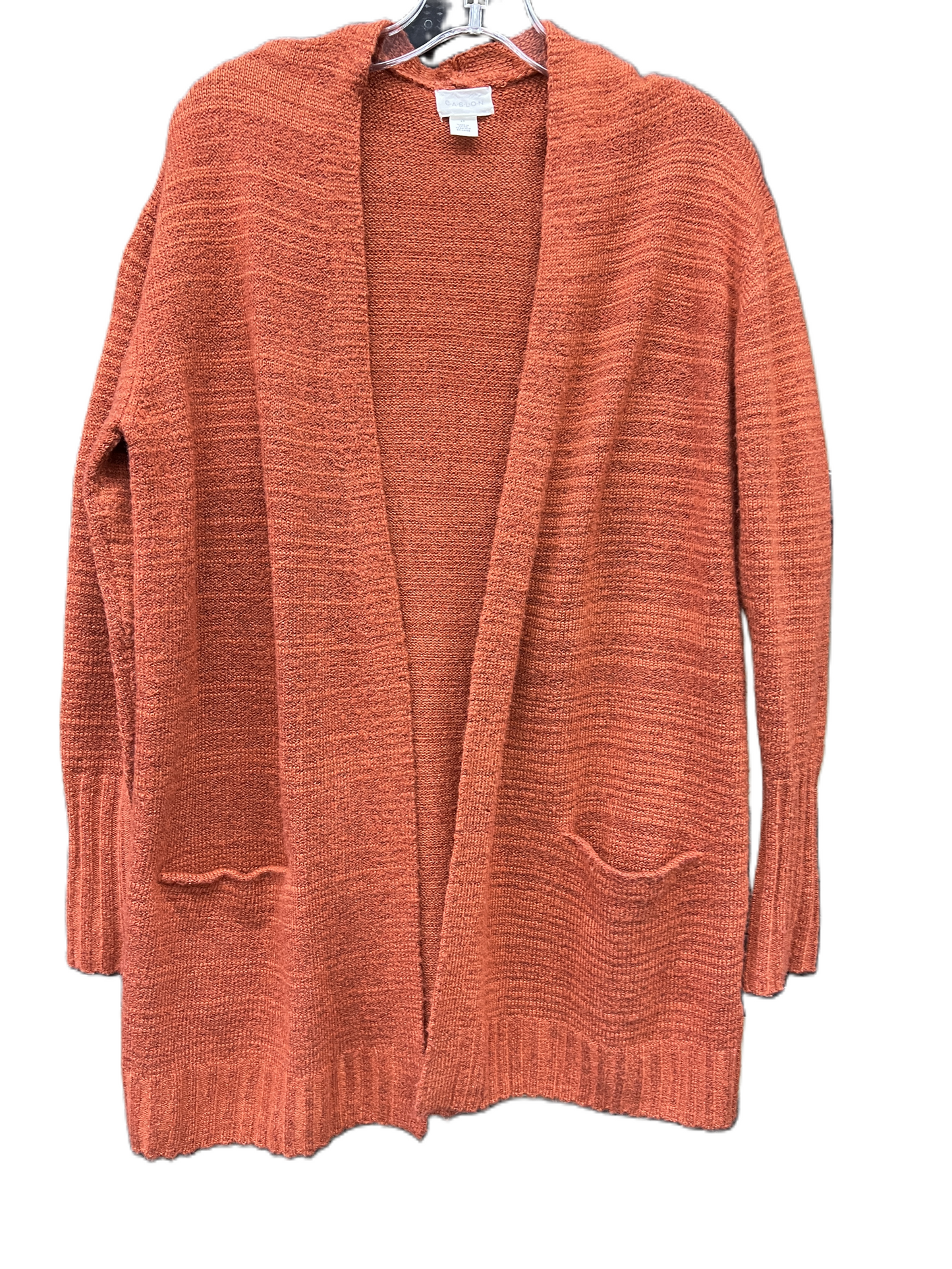 Sweater Cardigan By Caslon In Orange, Size: Xs