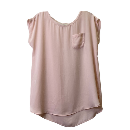 Peach Top Sleeveless By Loft, Size: S