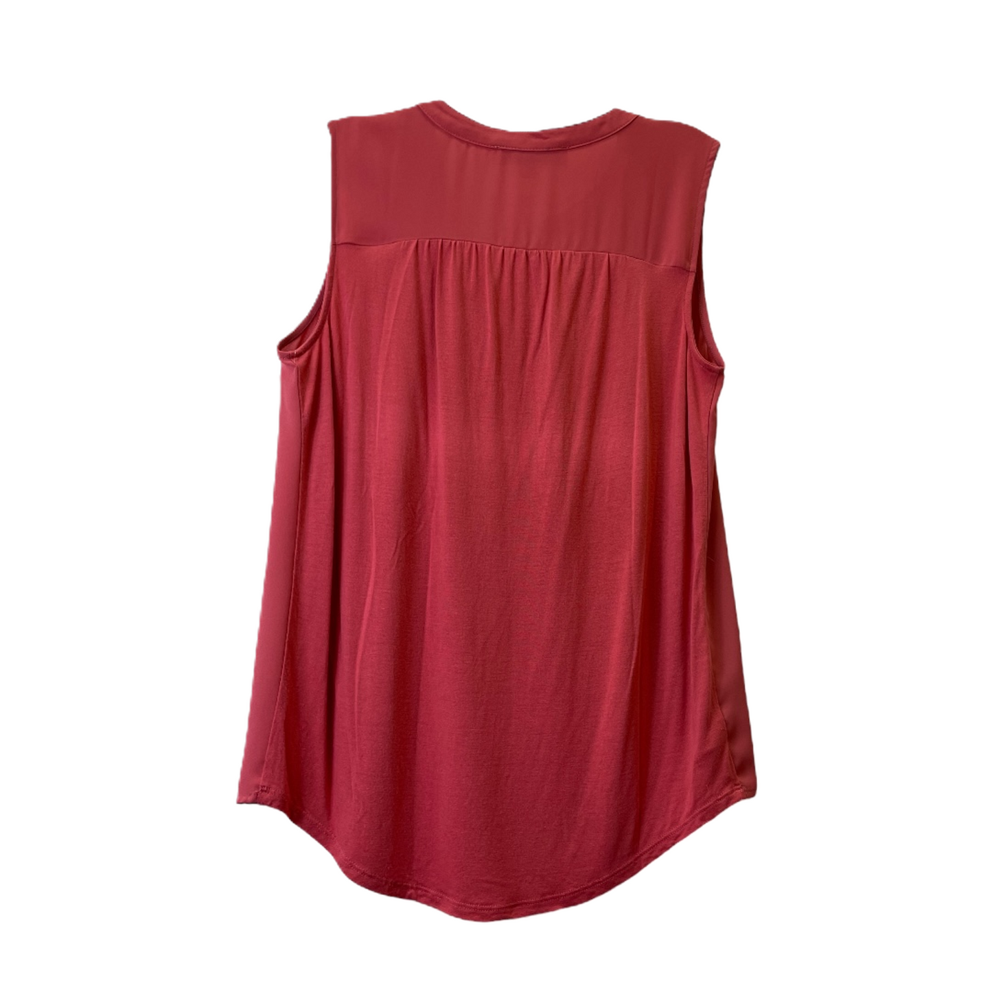 Pink Top Sleeveless By Loft, Size: S