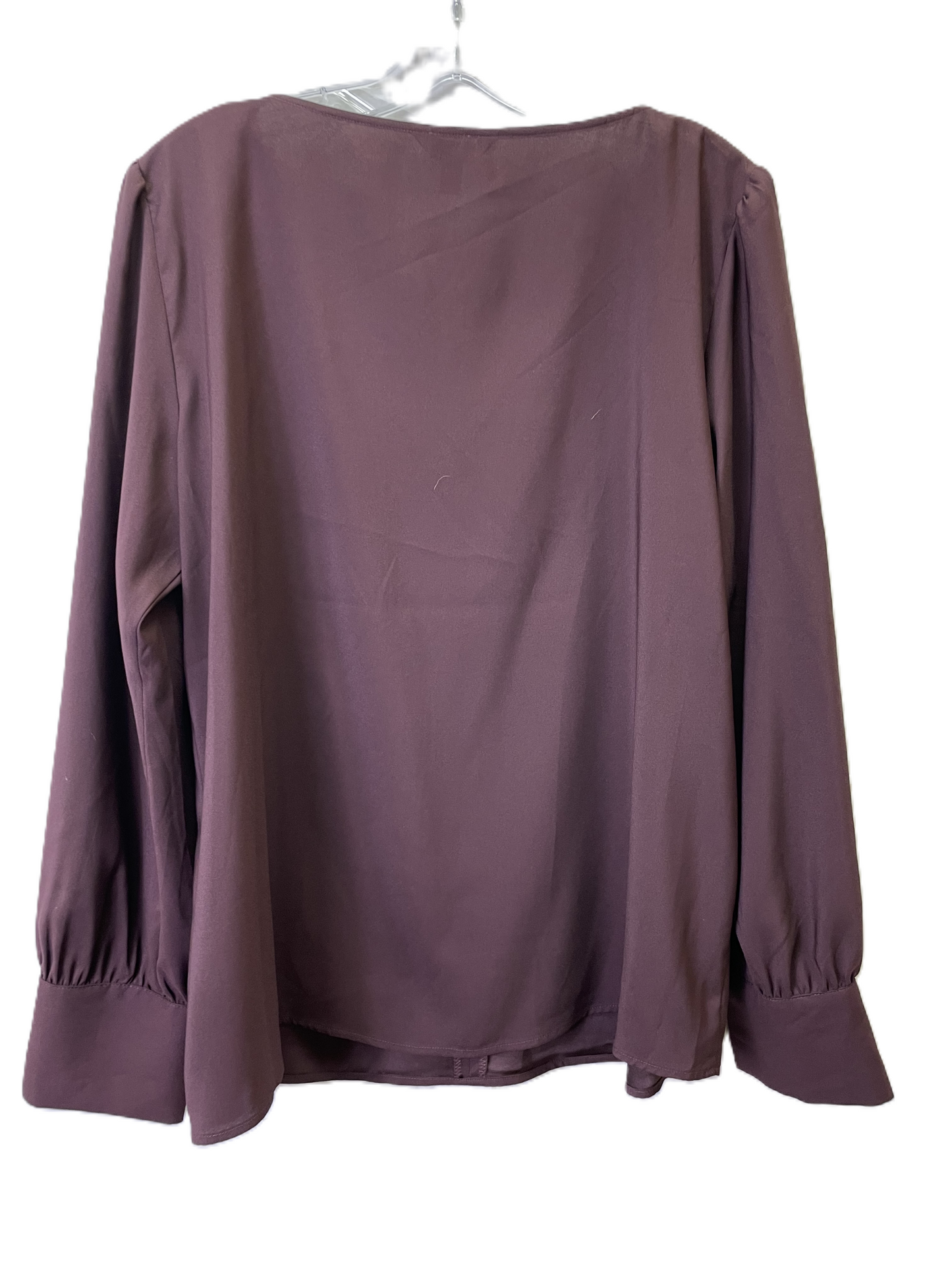 Top Long Sleeve By Express In Purple, Size: L