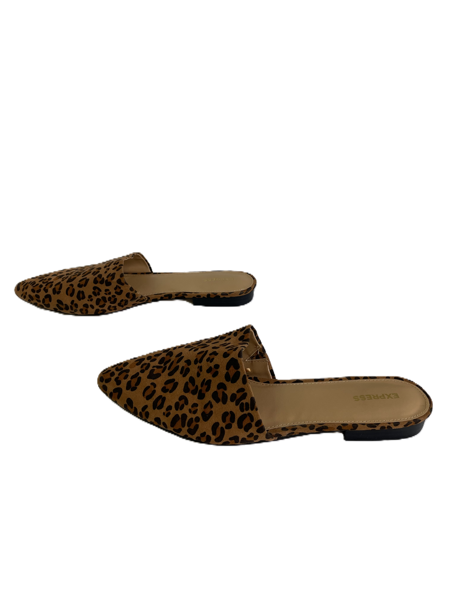 Shoes Flats By Express In Animal Print, Size: 10