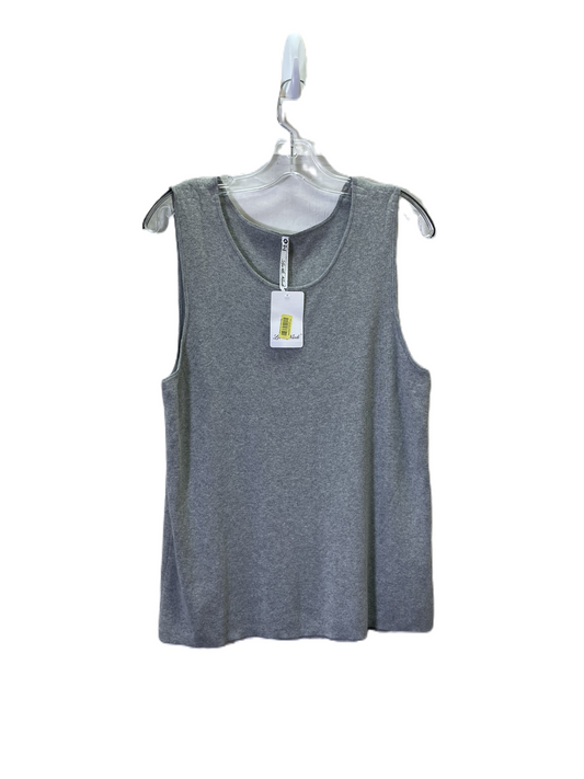 Top Sleeveless By Leo And Nicole In Grey, Size: 1x