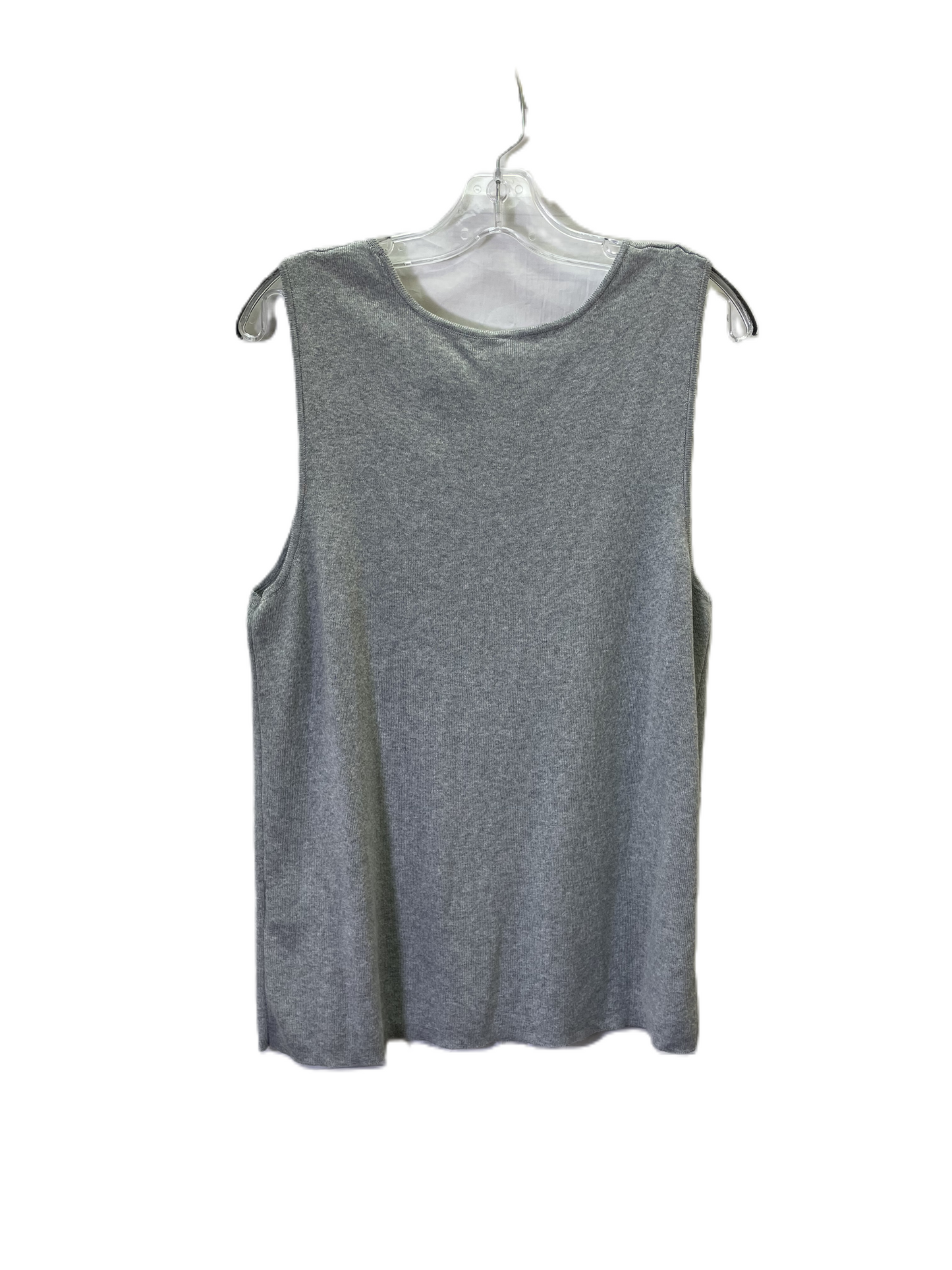 Top Sleeveless By Leo And Nicole In Grey, Size: 1x