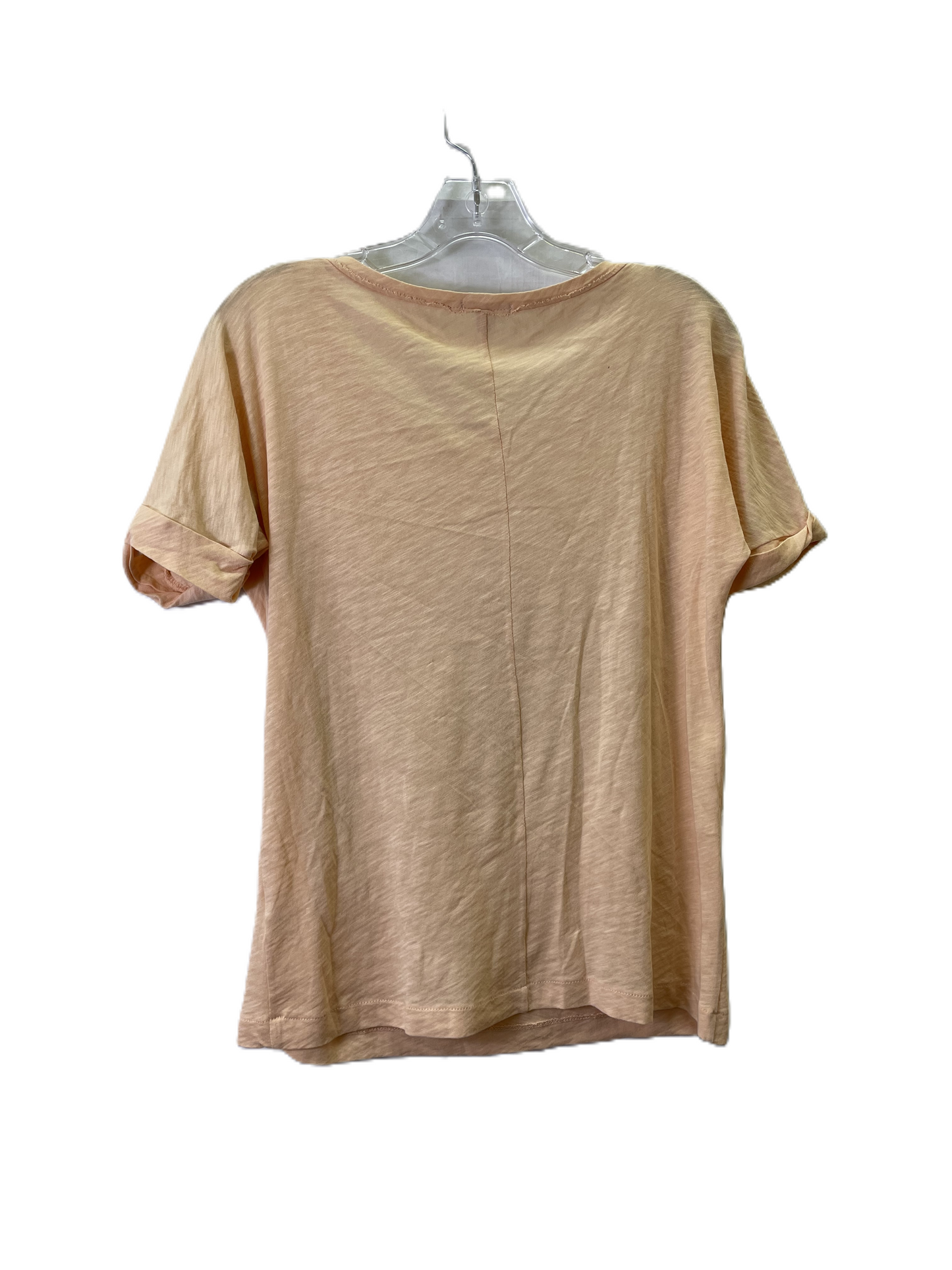 Top Short Sleeve By J. Crew In Peach, Size: S