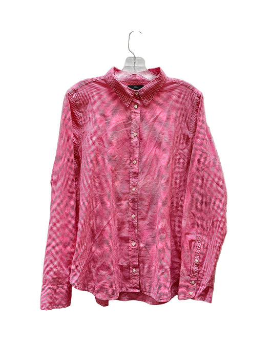 Top Ls By J. Crew In Red & White, Size:14