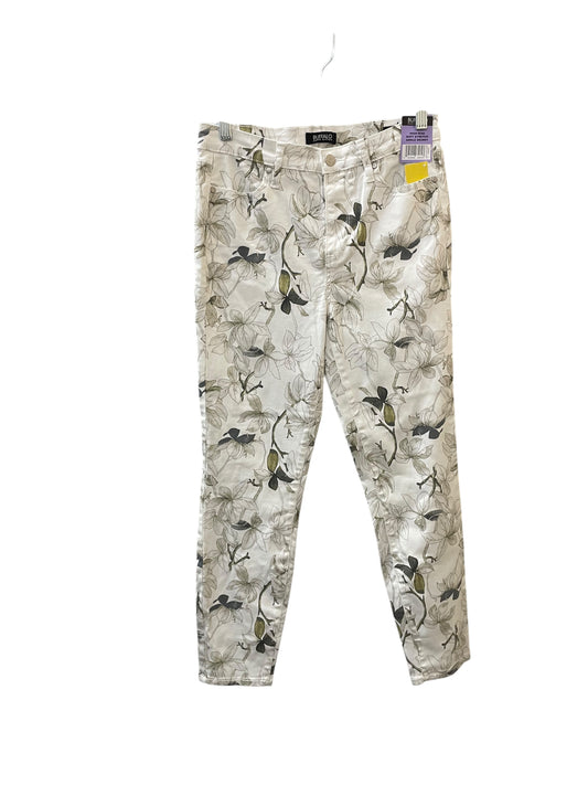 Jeans Skinny By Buffalo David Bitton In Floral Print, Size:4