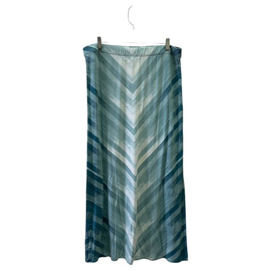 Skirt Maxi By Chicos In Blue & White, Size:M