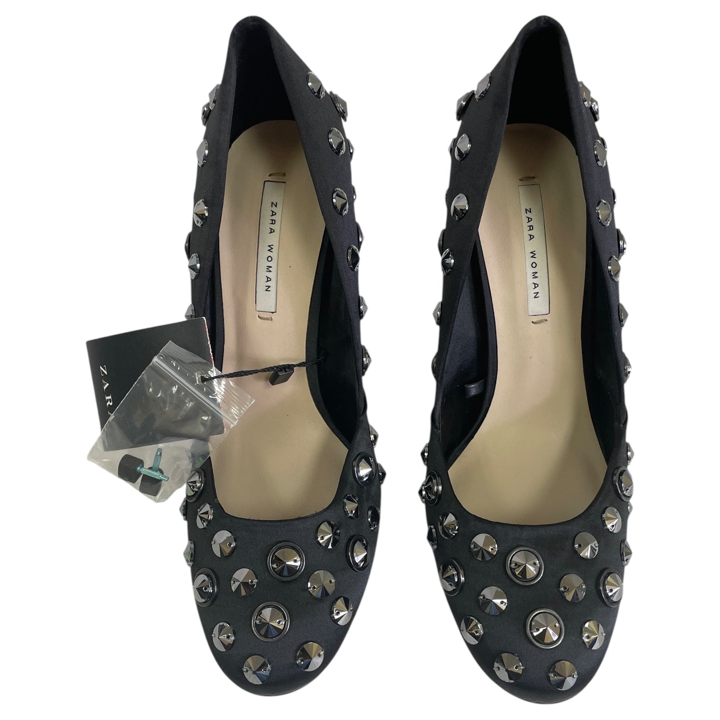 SHOES HEELS STILETTO by ZARA WOMEN In BLACK, Size: 6.5