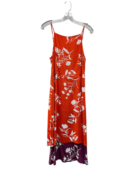 Dress Casual Maxi By Ann Taylor In Floral Print, Size:8