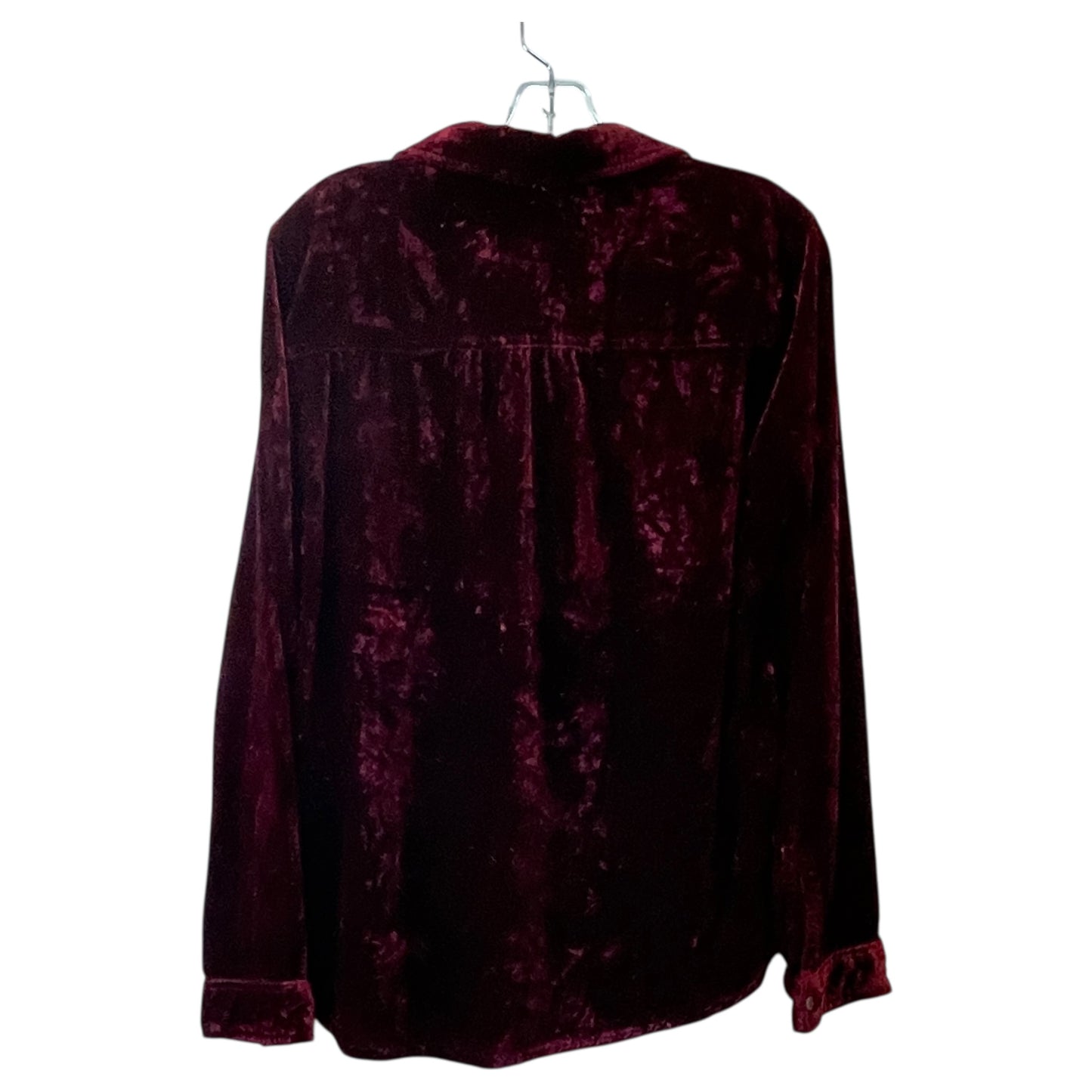 TOP LS by MAEVE In RED, Size: M