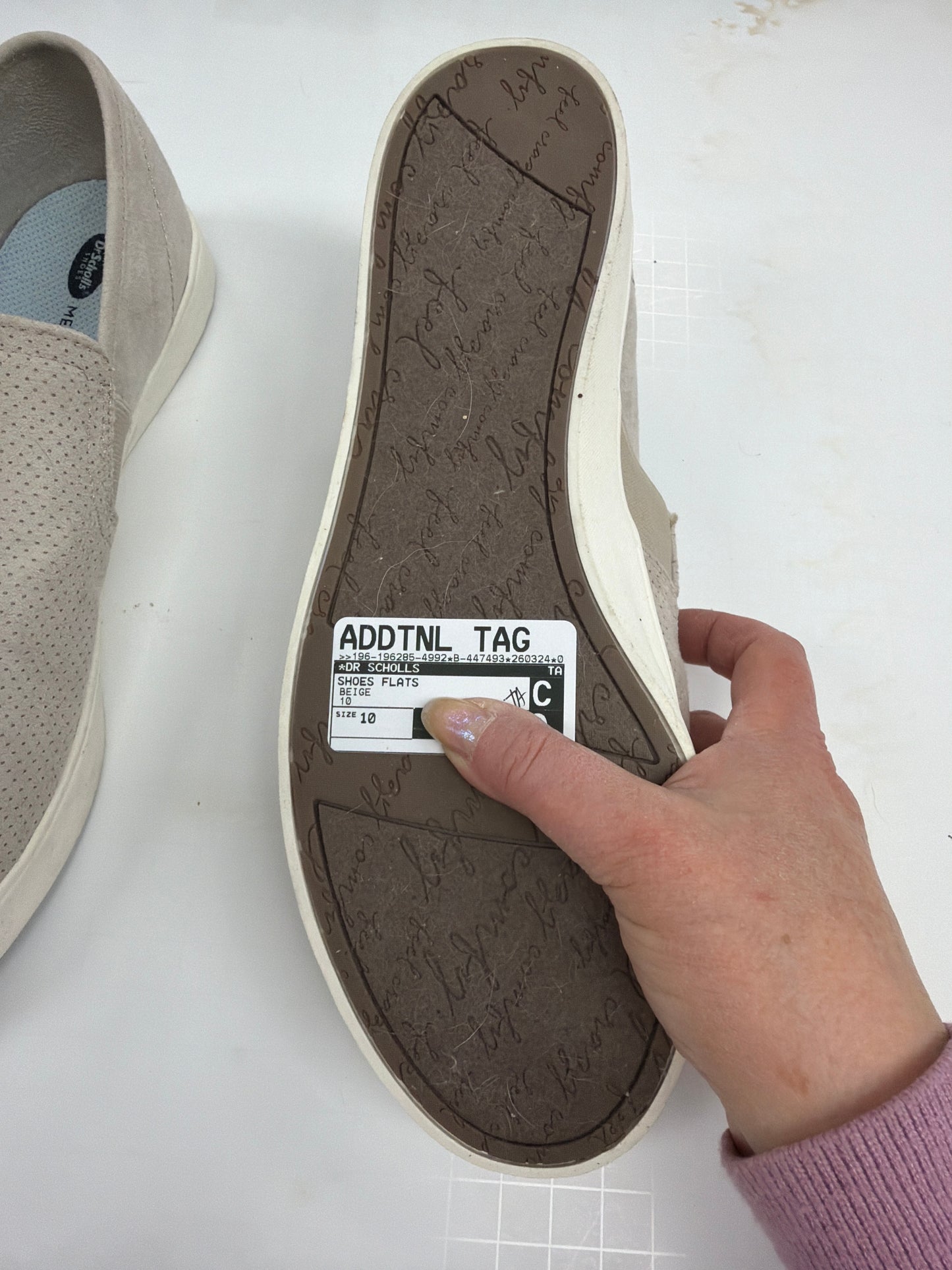 Shoes Flats By Dr Scholls In Beige, Size:10