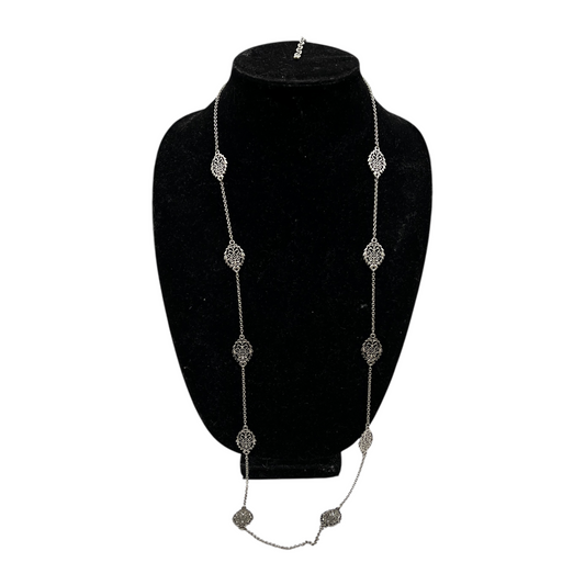 Necklace Chain By Ann Taylor In Silver