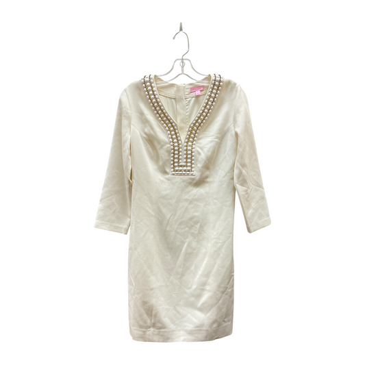 Dress Designer By Lilly Pulitzer In Cream, Size:S
