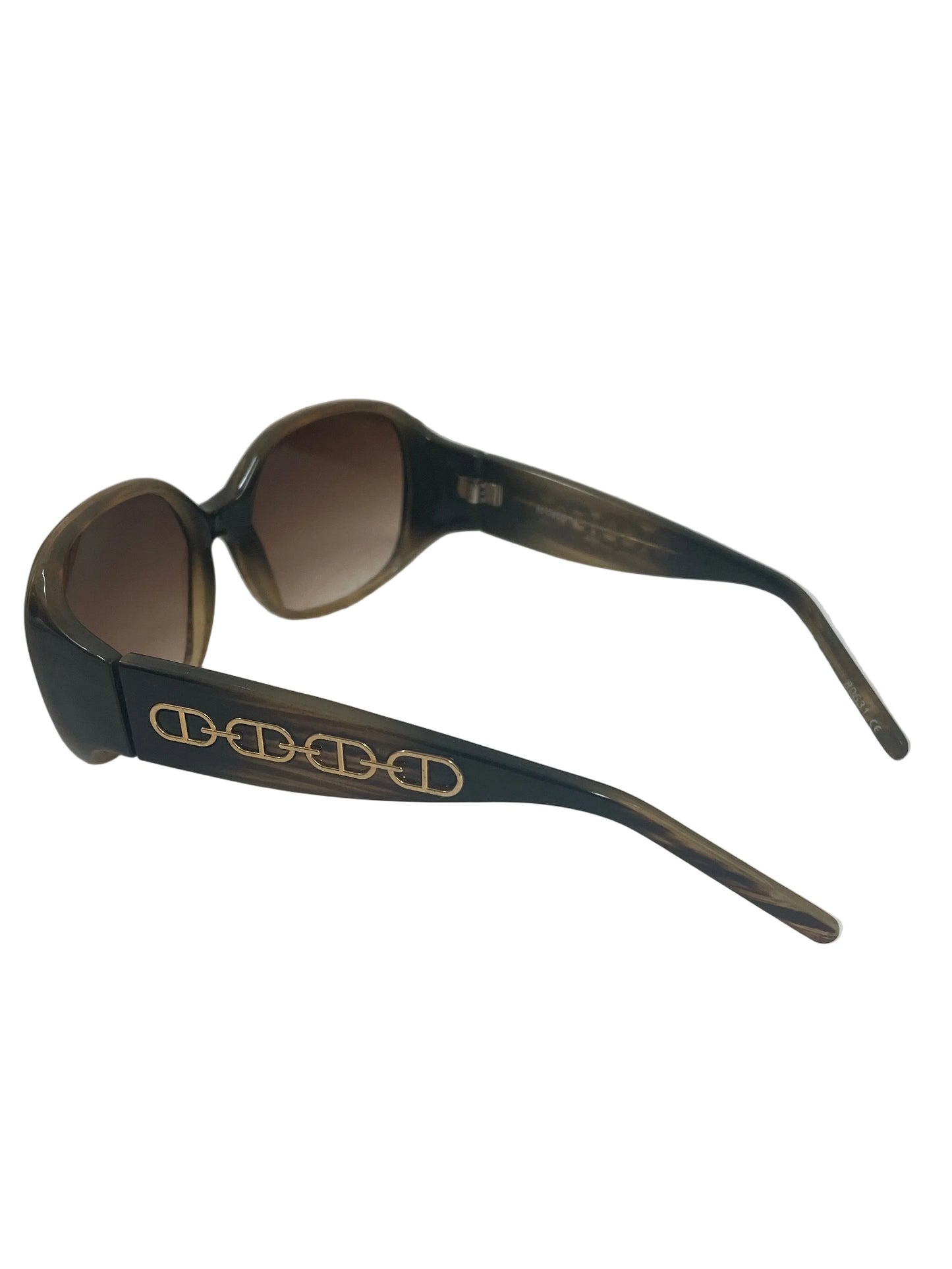 Sunglasses By Liz Claiborne In Brown & Gold