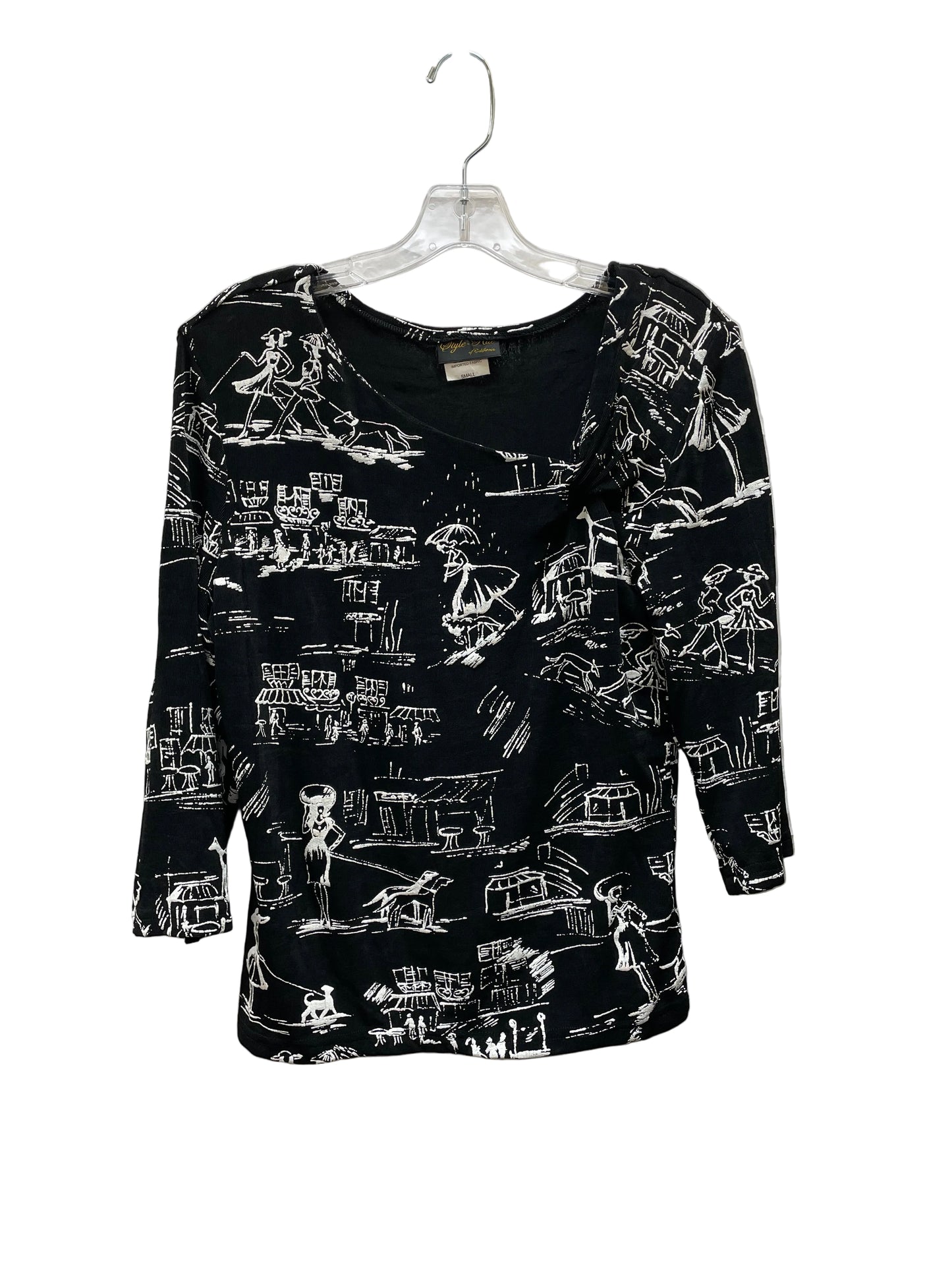 Top Ls Basic By Style Rite In Black, Size:S