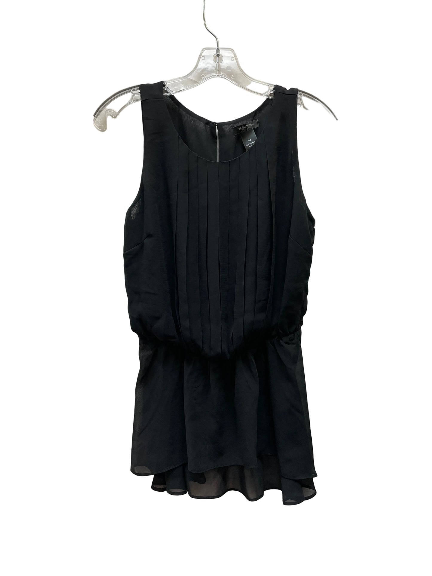 Blouse Sleeveless By Bisou Bisou In Black, Size:Xs