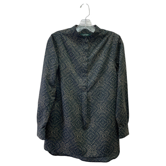 Top Ls By Lauren By Ralph Lauren In Black & Tan, Size:S