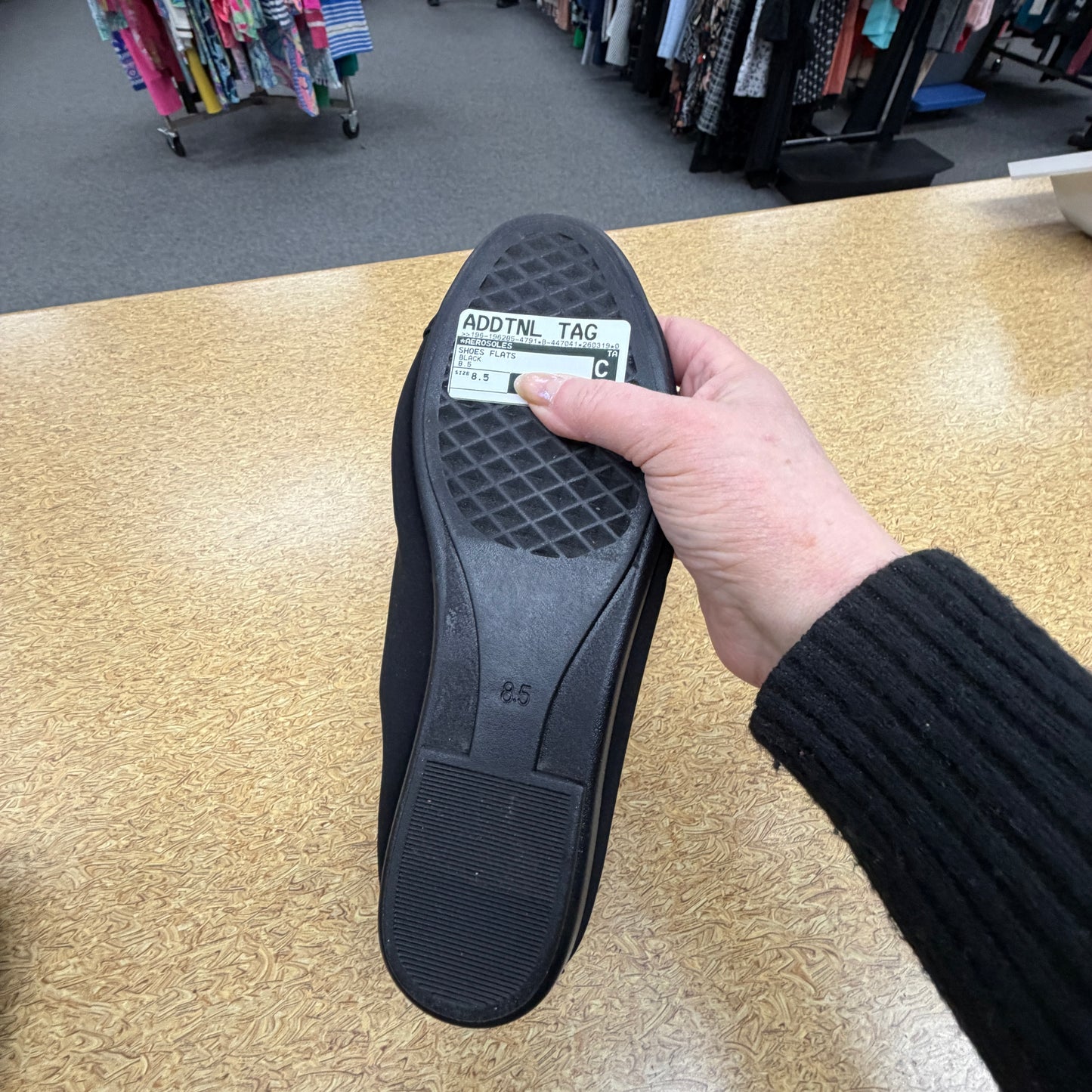 Shoes Flats By Aerosoles In Black, Size:8.5