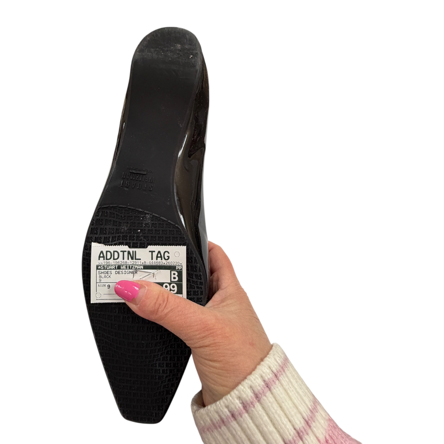 Shoes Designer By Stuart Weitzman In Black, Size:9