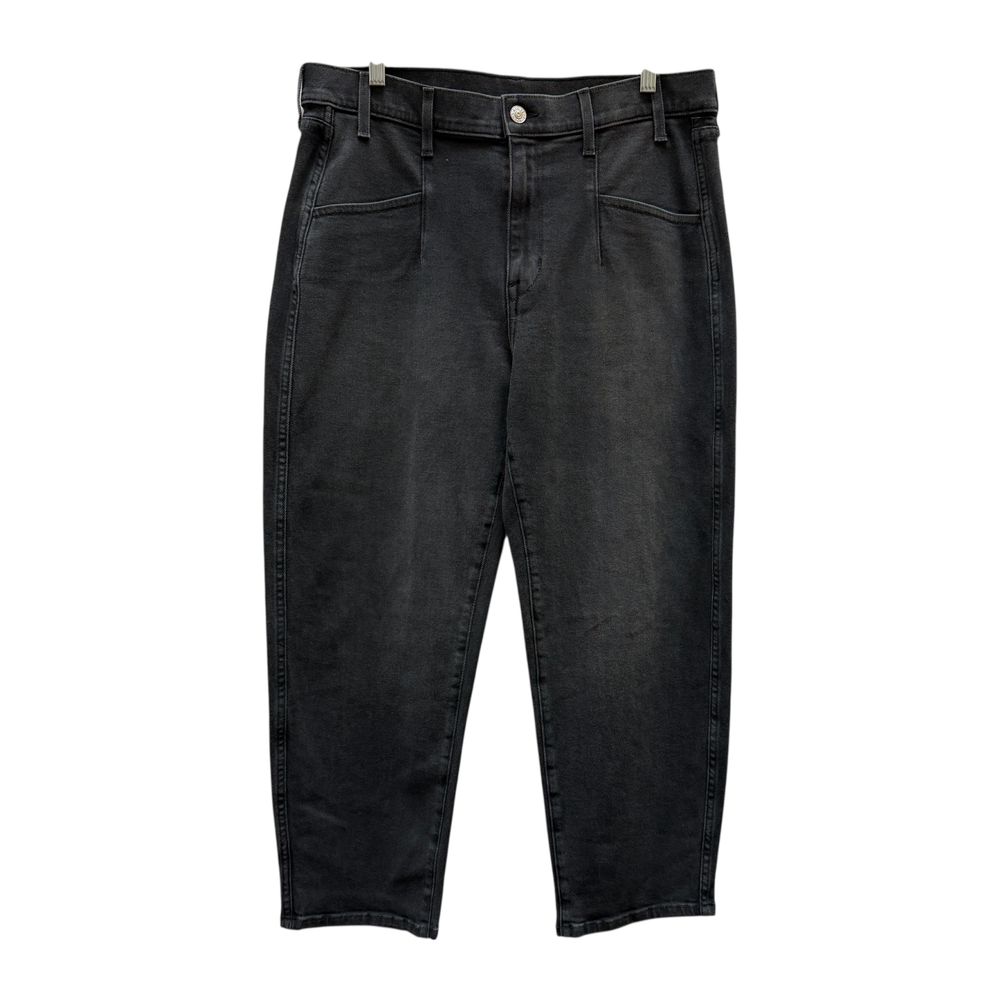 Jeans Boyfriend By AYR In Black Denim, Size:14