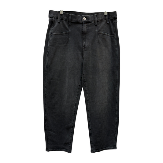 Jeans Boyfriend By AYR In Black Denim, Size:14