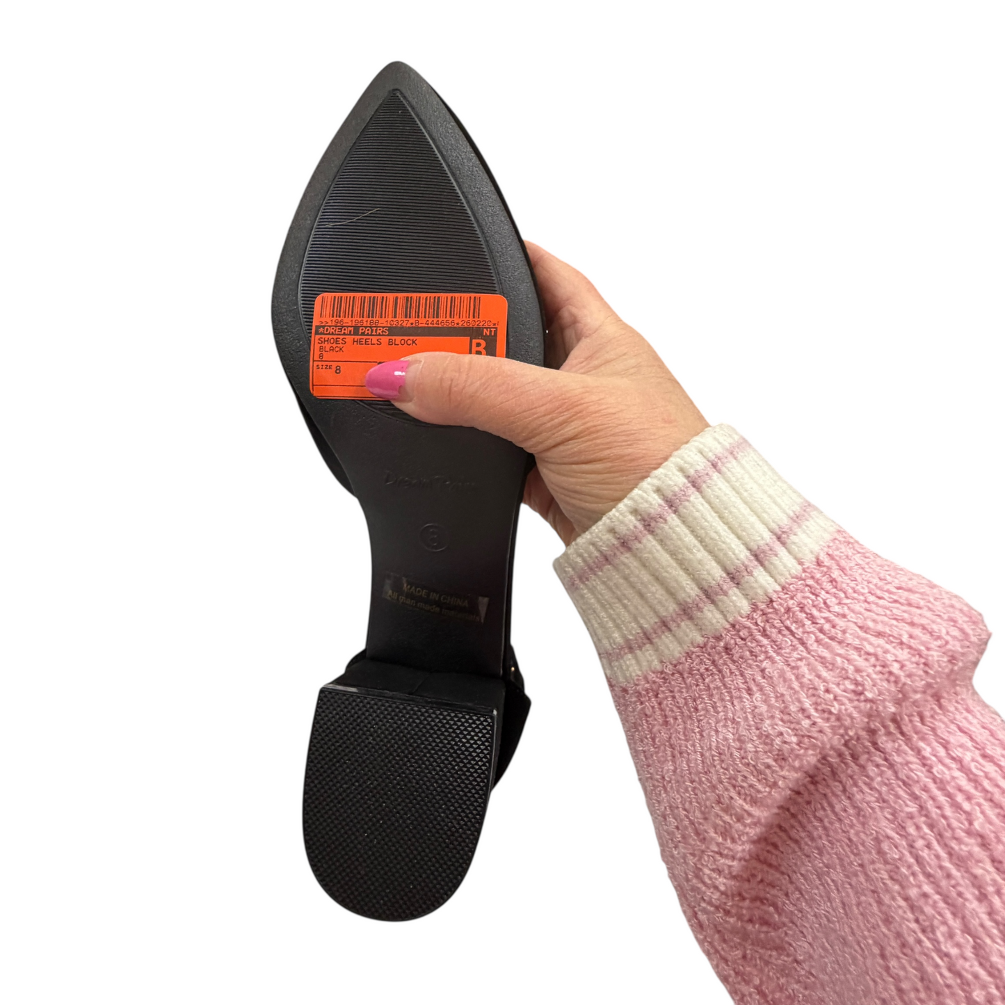 Shoes Heels Block By Dream Pairs In Black, Size:8