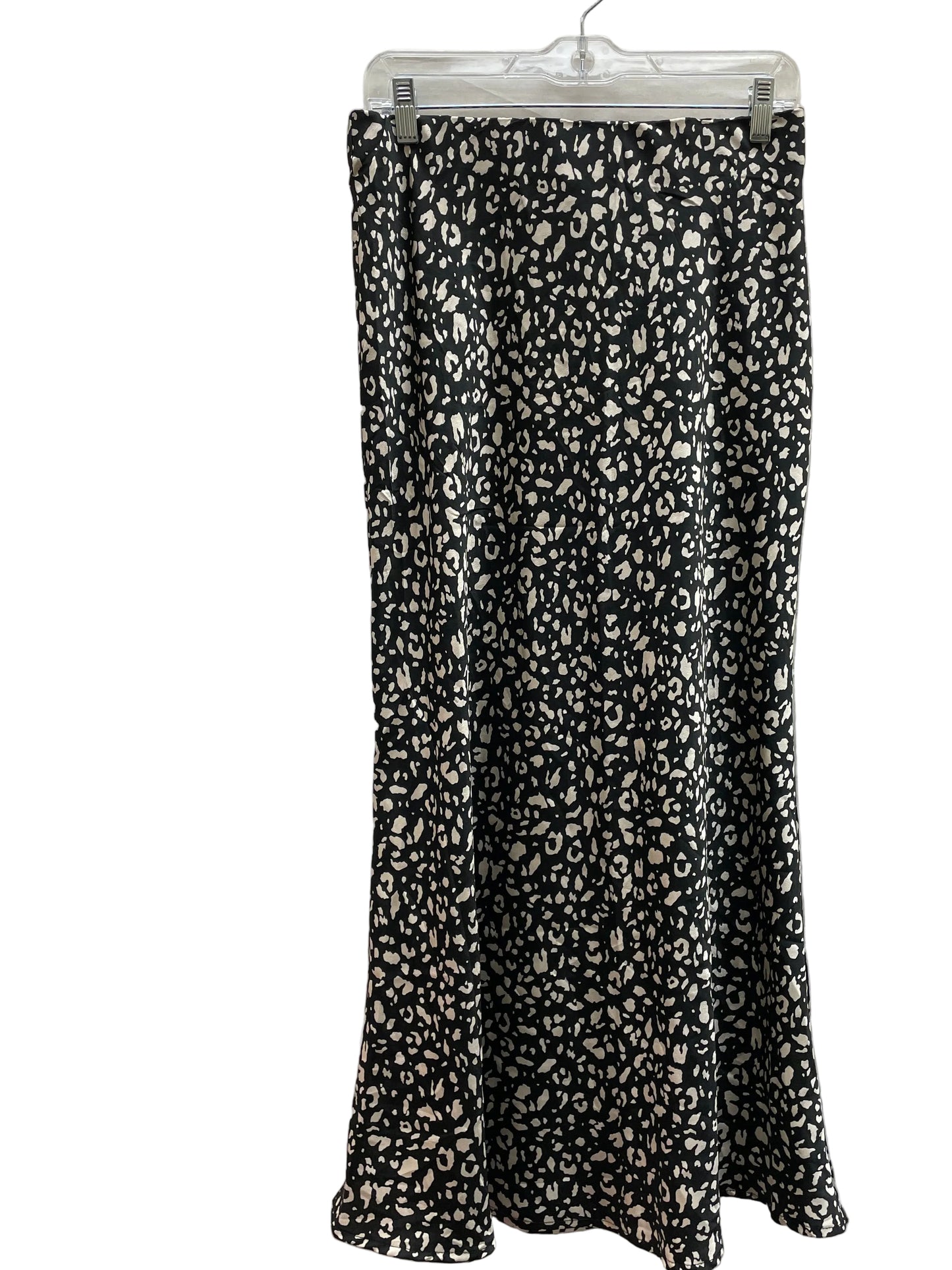 Skirt Maxi By Peach In Black & Cream, Size:M