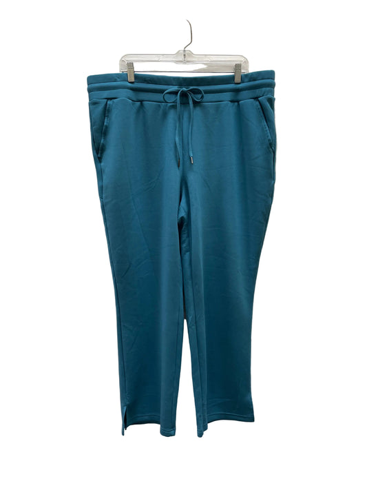 Pants Lounge By Belle By Kim Gravel In Teal, Size:1X