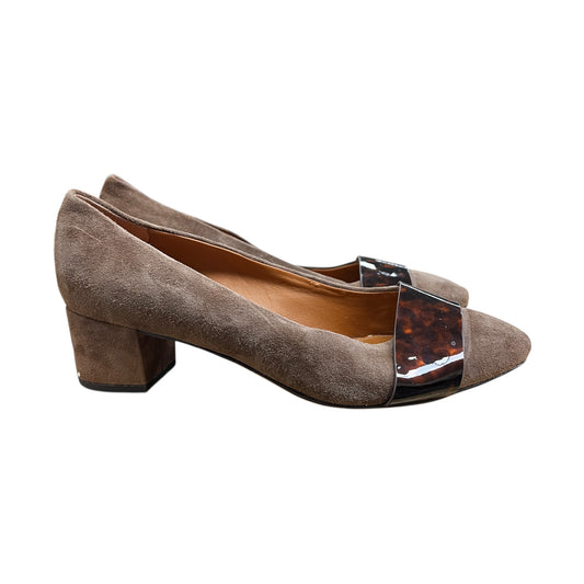 Shoes Heels Block By J Mclaughlin In Brown, Size:7.5