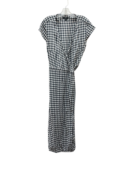 Dress Casual Maxi By J. Crew In Blue & White, Size:L