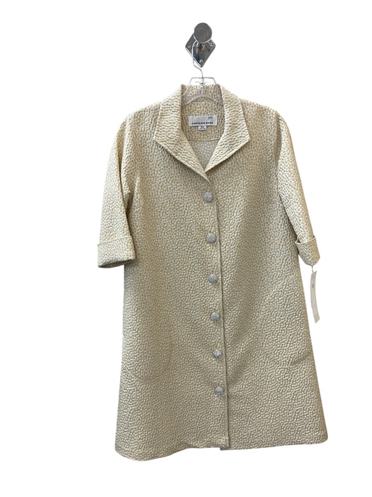 Jacket Other By Caroline Rose In Gold & White, Size:Xxs