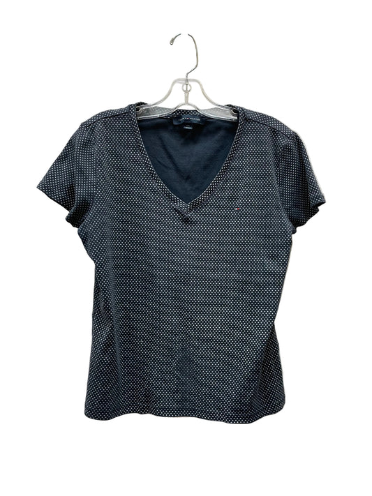 Top Ss Basic By Tommy Hilfiger In Blue, Size:L