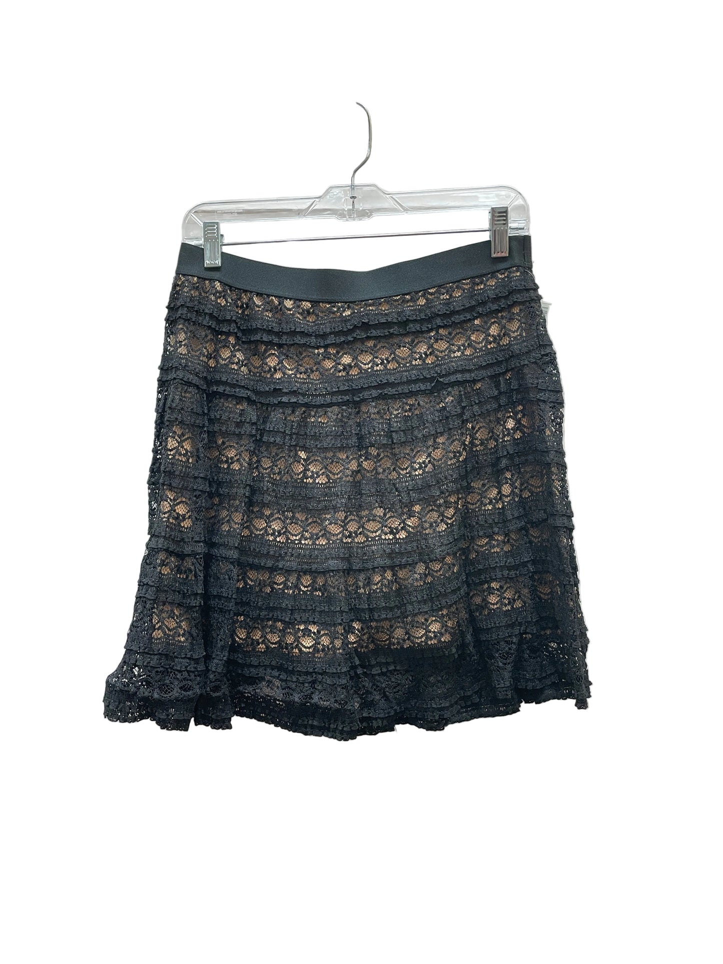 Skirt Mini & Short By Max Studio In Black & Cream, Size:M