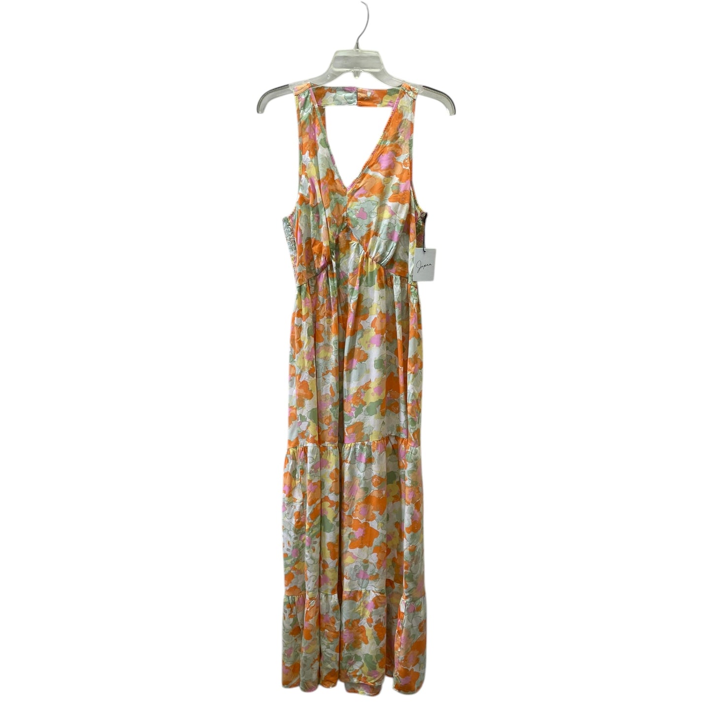 Dress Casual Maxi By Japna In Orange & Pink, Size:L