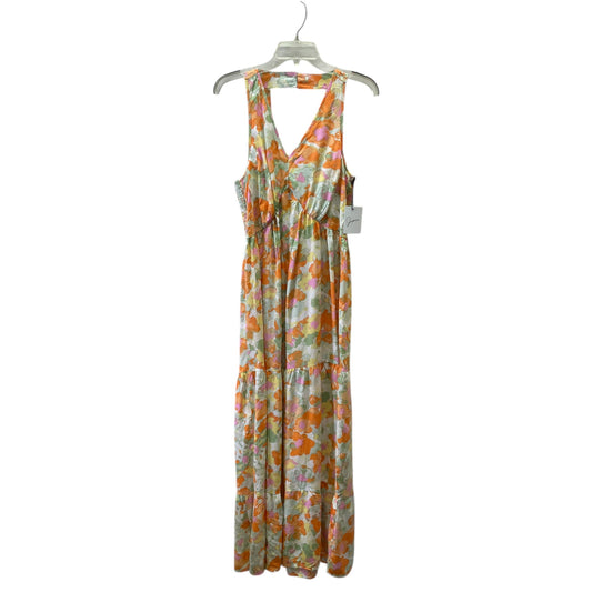 Dress Casual Maxi By Japna In Orange & Pink, Size:L