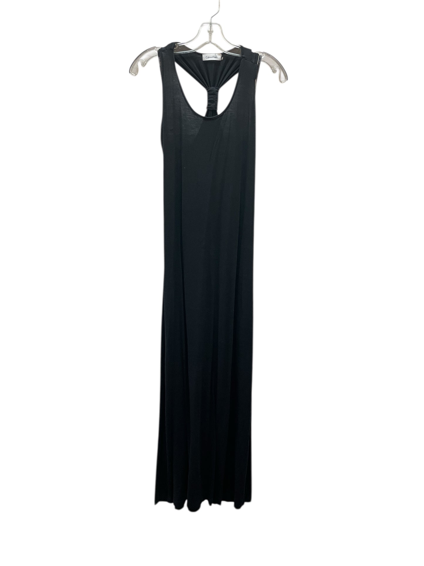 Dress Casual Maxi By Calvin Klein In Black, Size:10