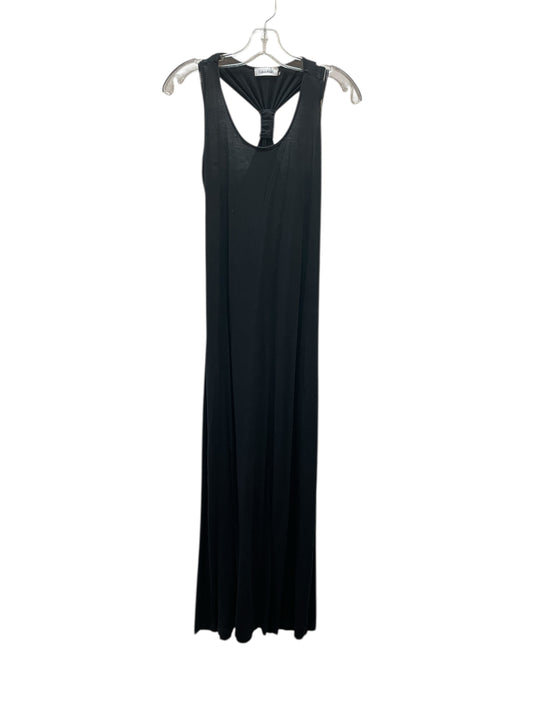 Dress Casual Maxi By Calvin Klein In Black, Size:10
