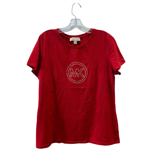 Top Ss Designer By Michael Kors In Red, Size:Xl