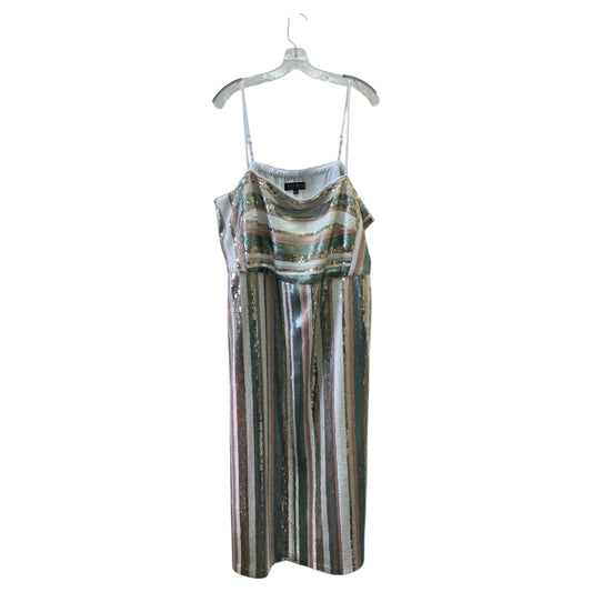 Dress Party Long By Eloquii In Multi, Size:3