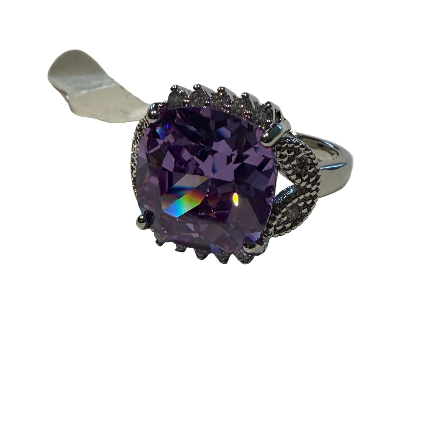 Ring Statement By Clothes Mentor In Silver, Size:7